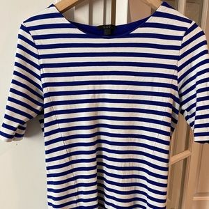 COS double weight fitted stripe top